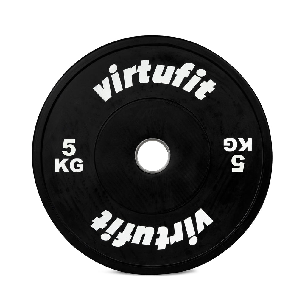 Kit de Bumper Plates VirtuFit - Disques d'Haltères Olympiques en Caoutchouc - 150 kg - Tweedekans