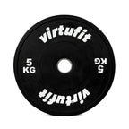 VirtuFit Bumper Plate - Disque d'haltère olympique en caoutchouc - 50 mm - 5 kg - Tweedekans