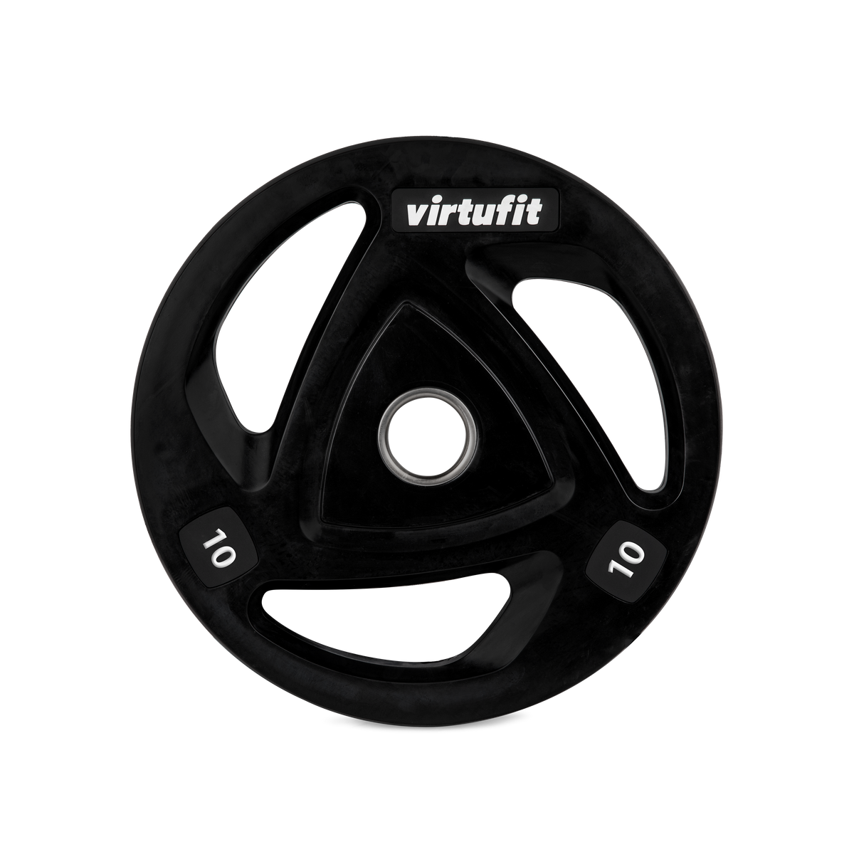 VirtuFit Olympische Rubberen Halterschijf - 10 kg - Tweedekans