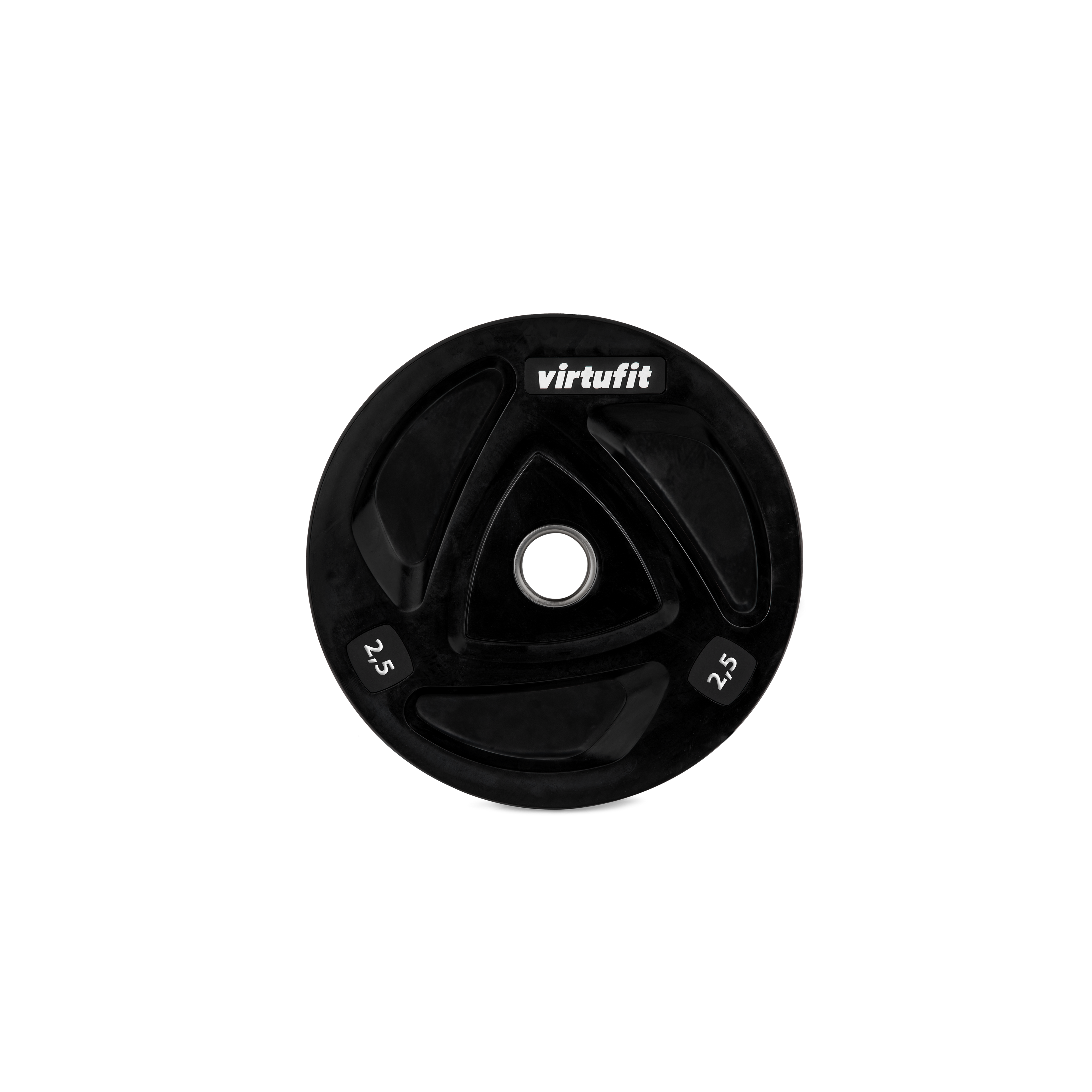 VirtuFit Plaque de Poids en Caoutchouc Olympique - 50 mm - 2,5 kg - Tweedekans