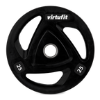VirtuFit Olympische Rubberen Halterschijf - 25 kg - Tweedekans
