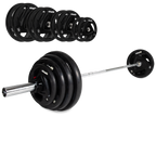 VirtuFit Olympic Rubber Dumbbell Set - 120 kg