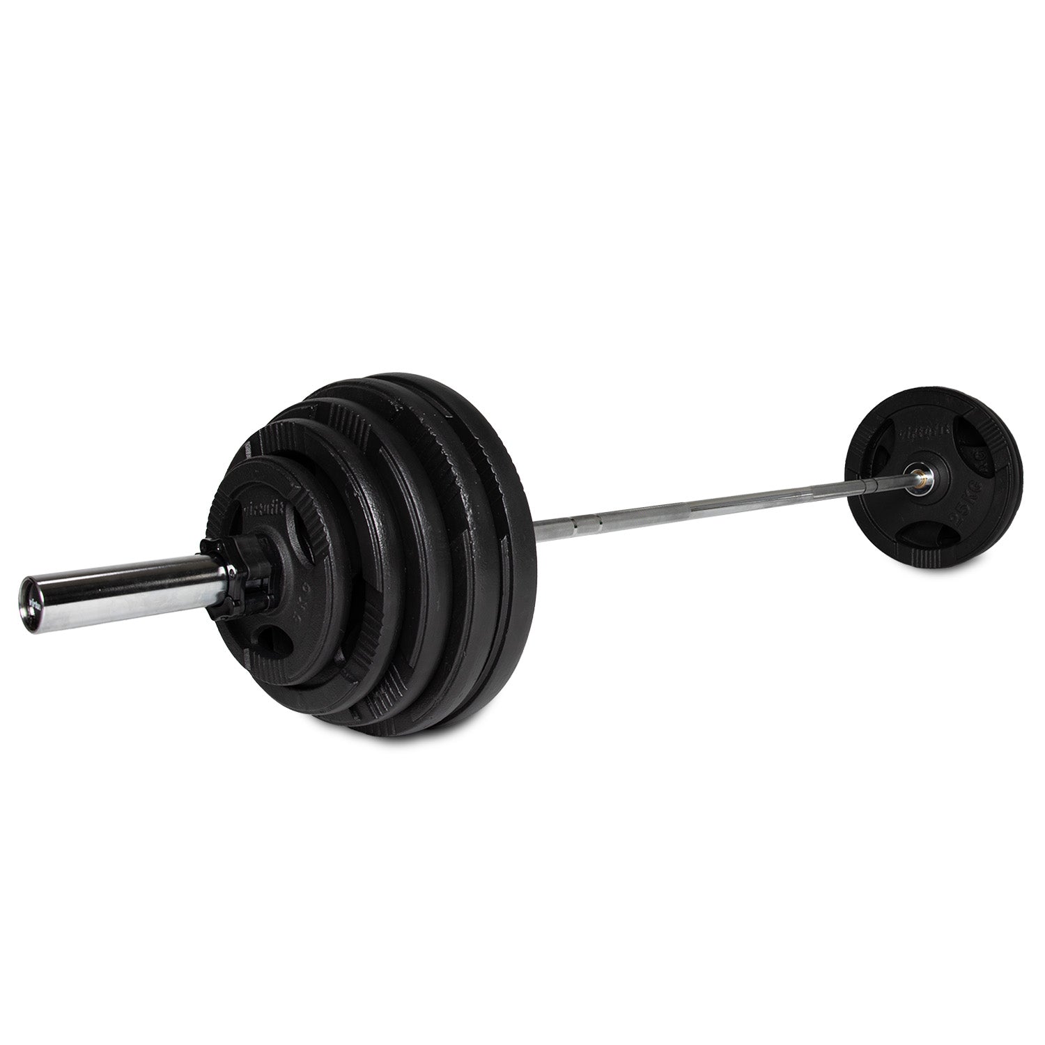 VirtuFit - Jeu d'haltères olympiques en fonte - 170 kg