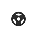 VirtuFit Disque d'Haltère Olympique en Fonte - 50 mm - 5 kg - Tweedekans