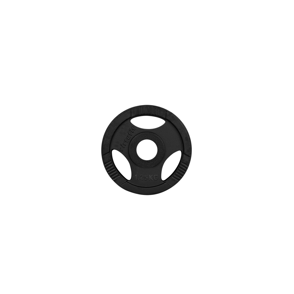 VirtuFit Olympic Cast Iron Weight Plate - 50 mm - 1,25 kg - Tweedekans