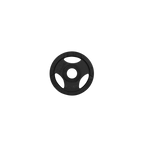 VirtuFit Olympic Cast Iron Weight Plate - 50 mm - 1,25 kg - Tweedekans