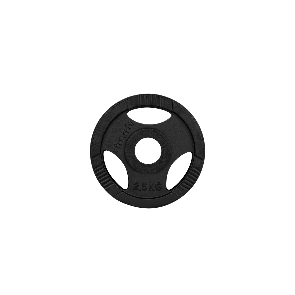 VirtuFit Disque d'Haltère Olympique en Fonte - 50 mm - 2,5 kg - Tweedekans
