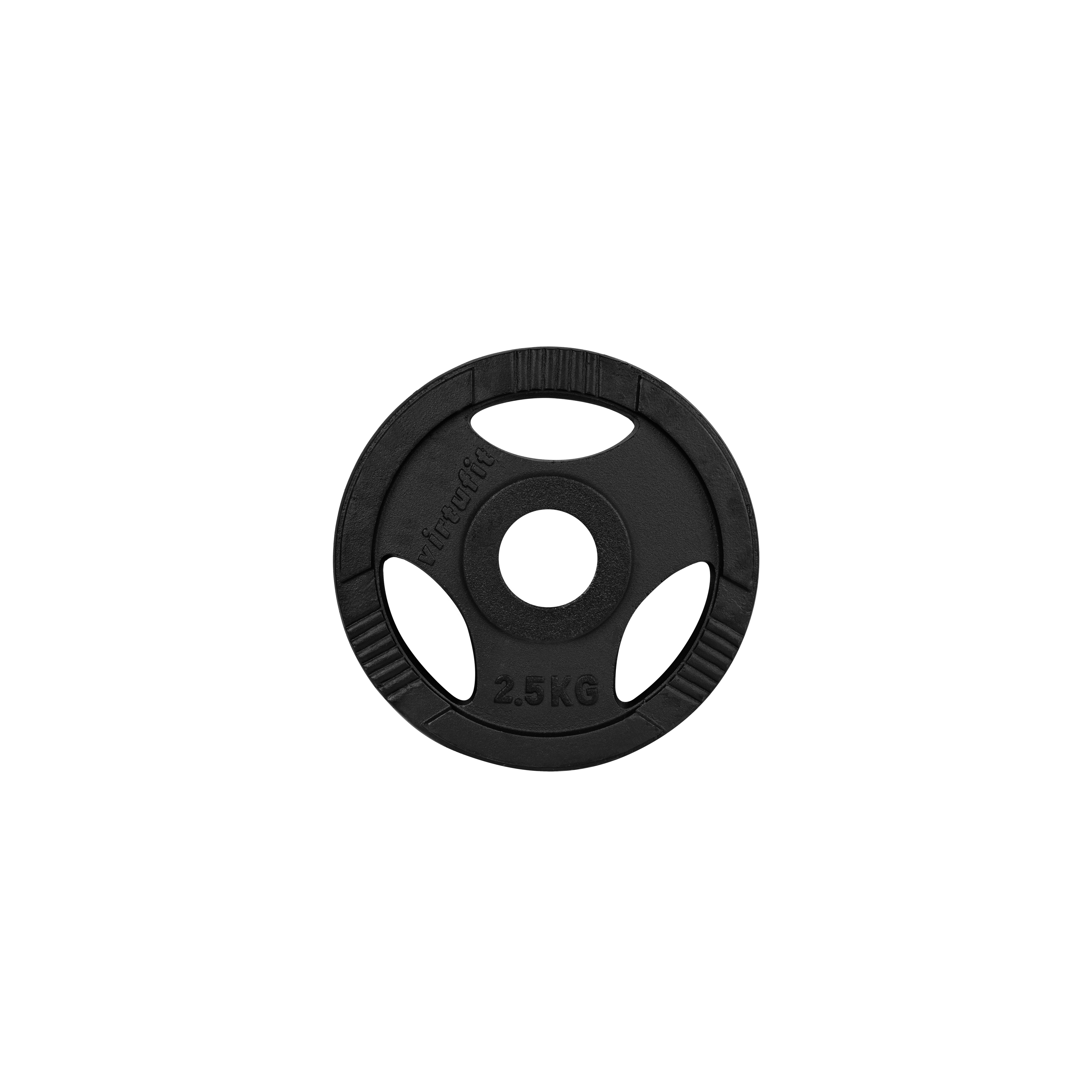 VirtuFit Disque d'Haltère Olympique en Fonte - 50 mm - 2,5 kg - Tweedekans