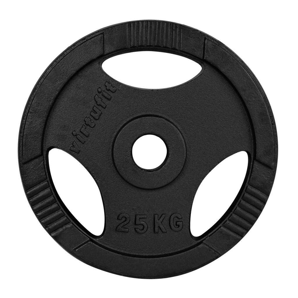VirtuFit Disque d'Haltère Olympique en Fonte - 50 mm - 25 kg