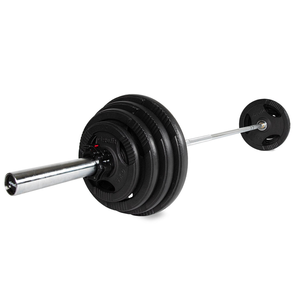 Kit d'Haltères Olympiques en Fonte VirtuFit - 120 kg
