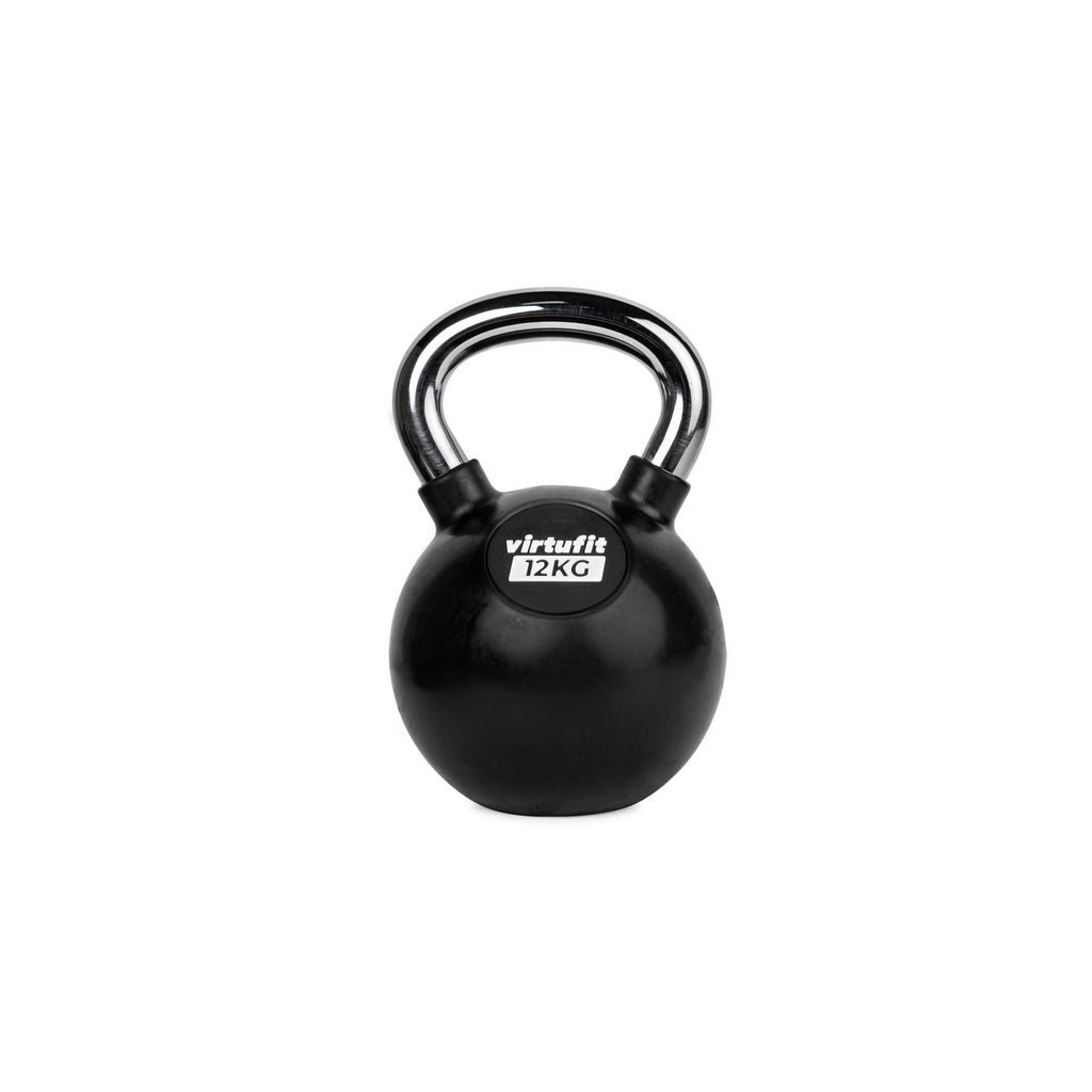 VirtuFit Kettlebell Pro - Caoutchouc - 12 kg - Tweedekans