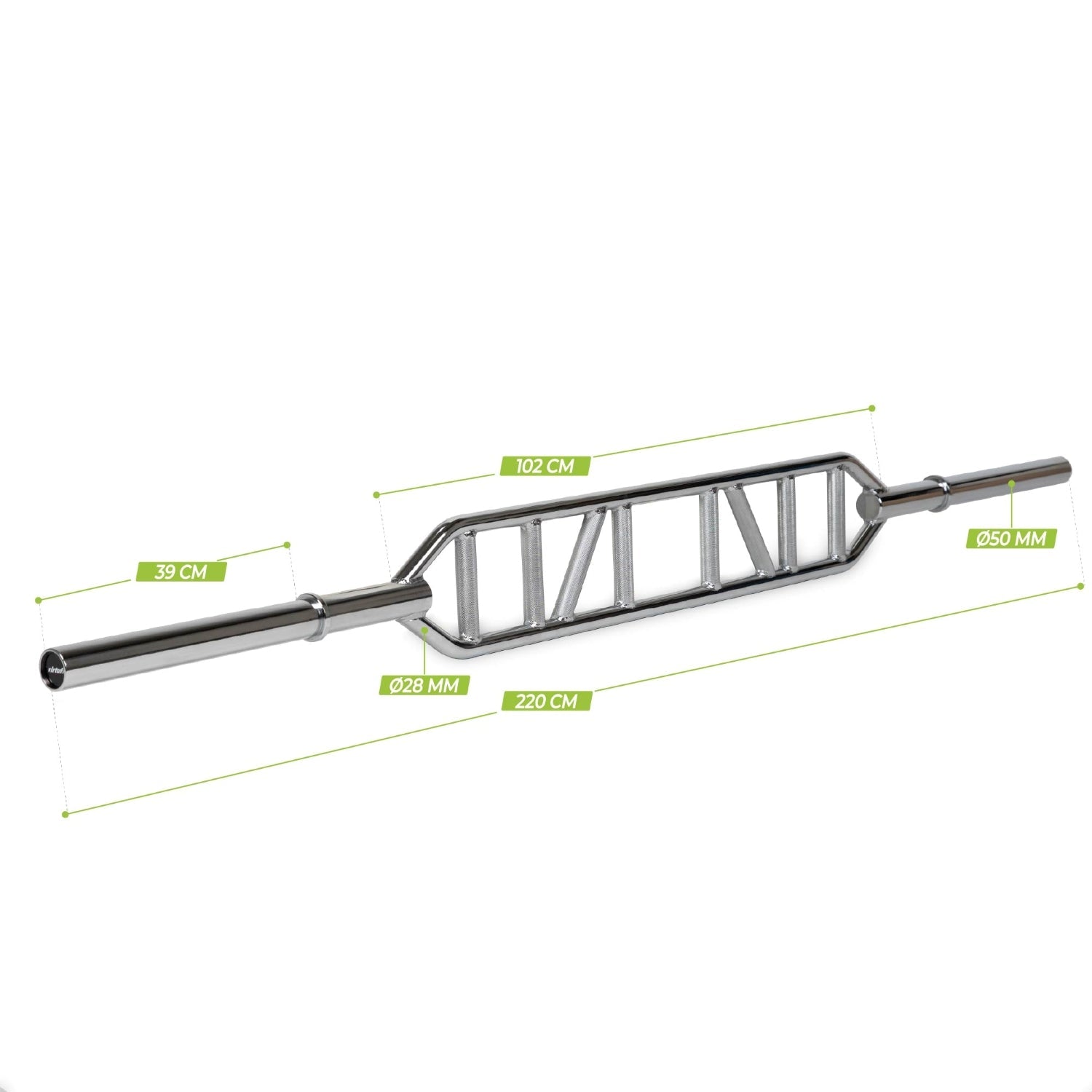 VirtuFit Multi Grip Halter Bar - Swiss Bar - Tweedekans