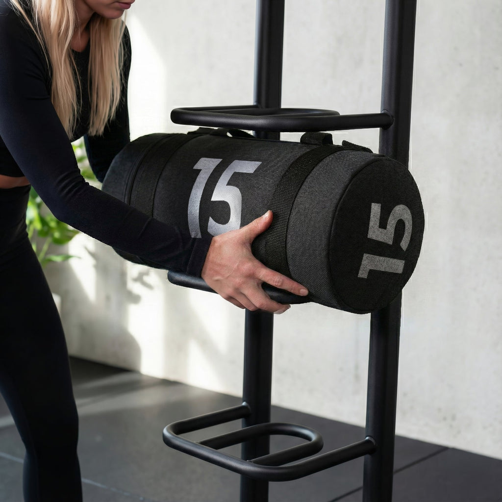 VirtuFit Power Bag et Wall Ball Storage Rack - Tweedekans