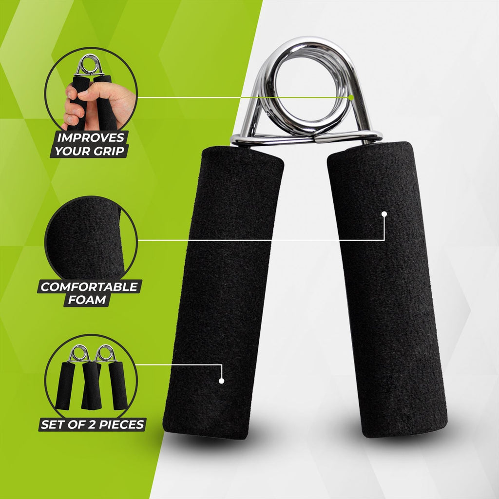 VirtuFit Pince à main en mousse - 2 pièces - Noir - Tweedekans