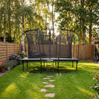 VirtuFit Trampoline Rectangulaire Premium avec Filet de Sécurité - Noir - 244 x 366 cm - Tweedekans