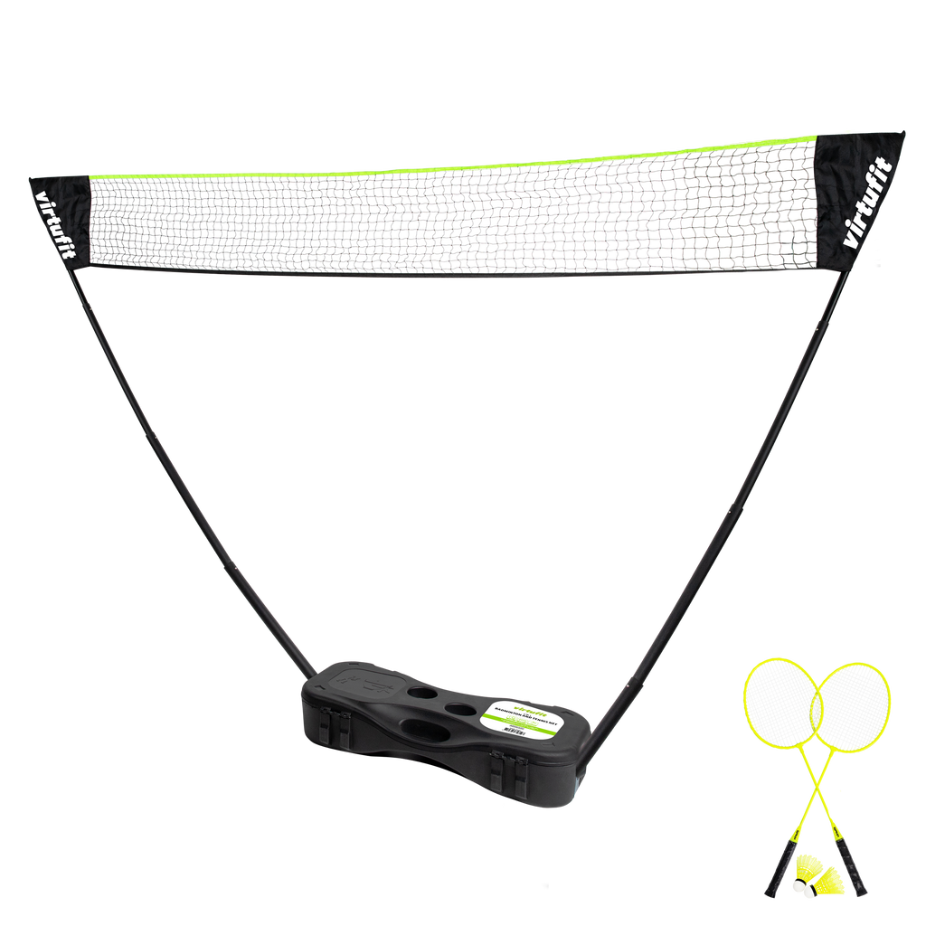 VirtuFit 2-en-1 Portable Badminton et Tennis Set - Comprend un étui et des raquettes - Tweedekans
