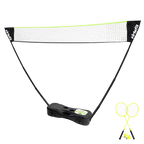 VirtuFit 2-en-1 Portable Badminton et Tennis Set - Comprend un étui et des raquettes - Tweedekans