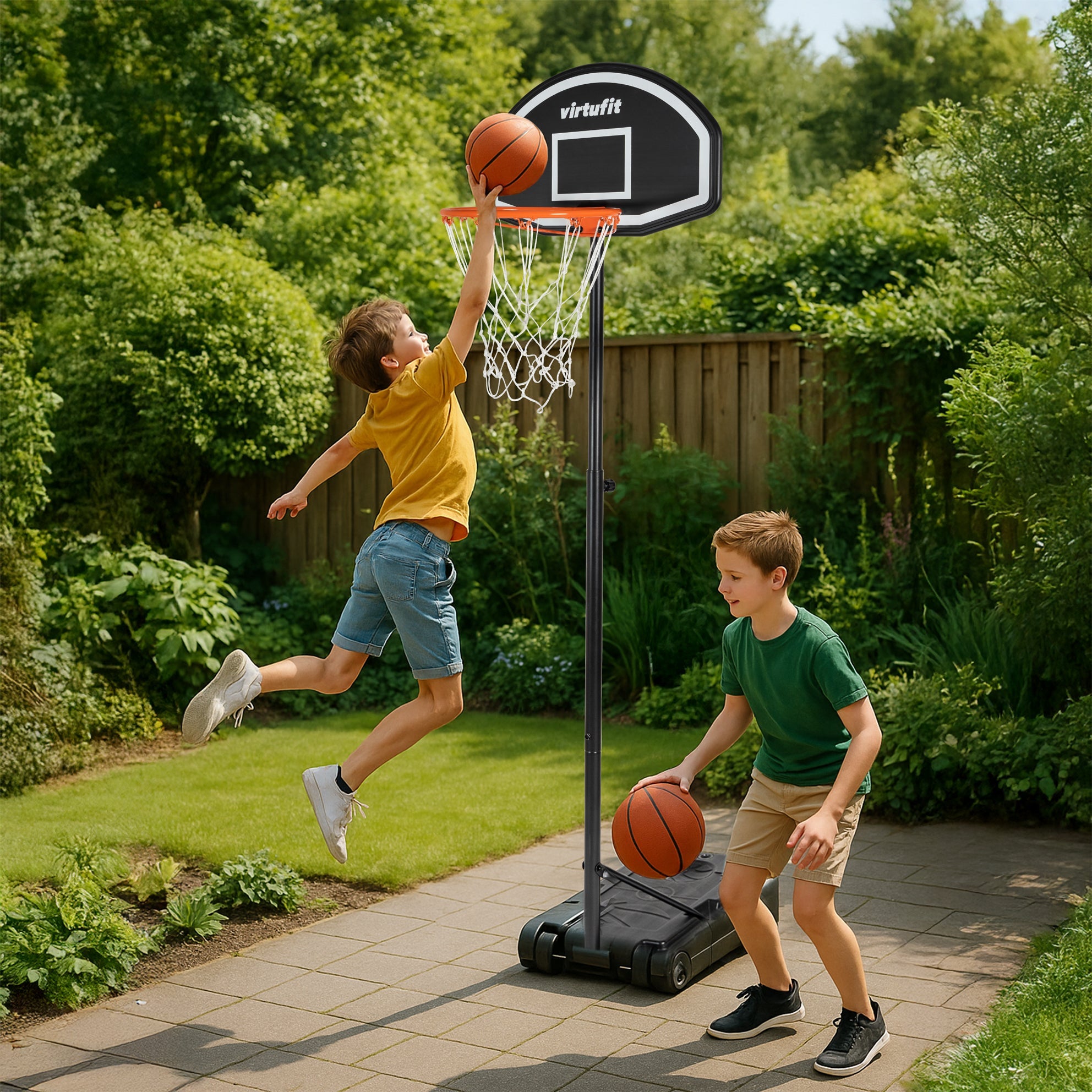 VirtuFit Poteau de Basket Réglable - 170 à 215 cm