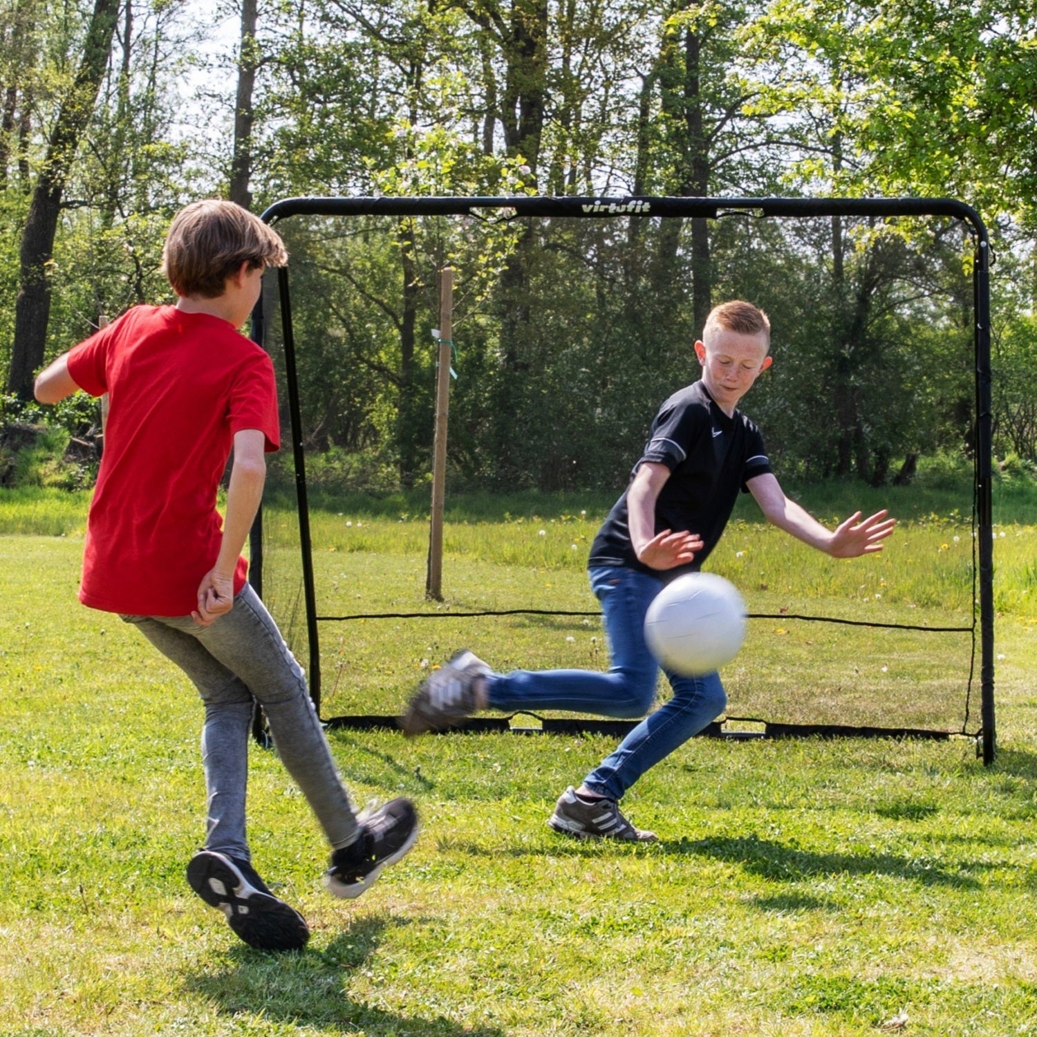 VirtuFit Voetbaldoel Pro - Voetbal Goal - 120 x 80 cm
