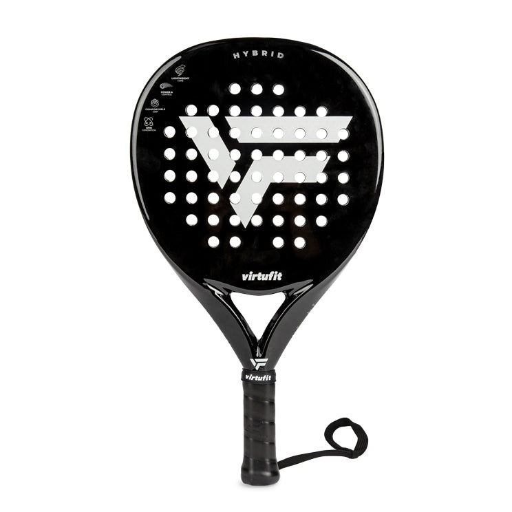 Raquette de padel hybride VirtuFit - Noir - Argent