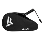 VirtuFit Padel Racket Draagtas - Zwart - Wit - Tweedekans