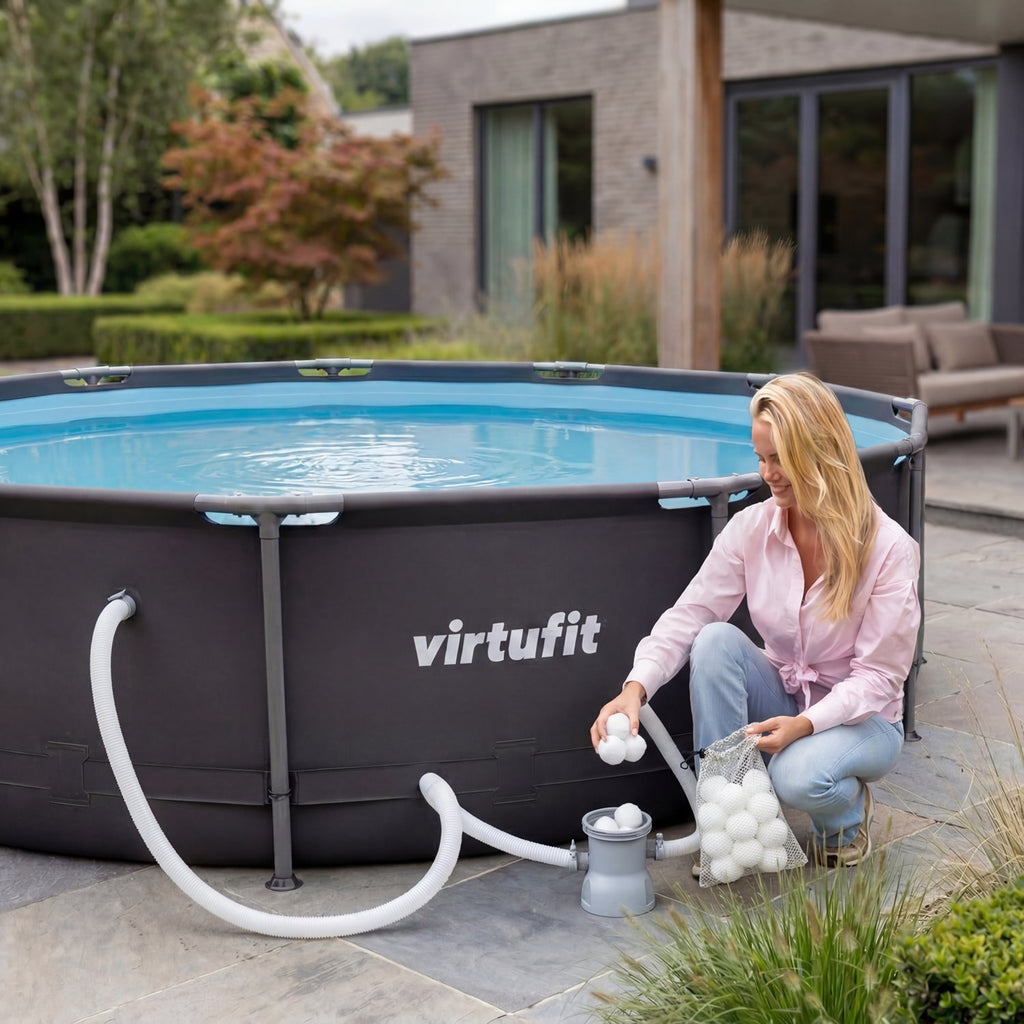 VirtuFit Filterbollen voor Zandfilterpomp - 400g
