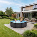 Piscine Ronde VirtuFit - Ø244 x 76 cm - Anthracite - Tweedekans