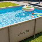 Piscine Rectangulaire VirtuFit - Beige - 260 x 180 x 66 cm - Tweedekans