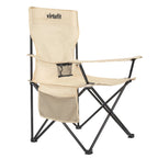VirtuFit Foldable Camping Chair - Chaise de plage - Beige