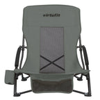 VirtuFit Chaise de plage pliable - Gris