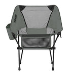 VirtuFit Camping Stoel Compact - Opvouwbaar - Grijs - Set van 2