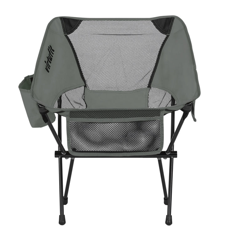VirtuFit Camping Stoel Compact - Strandstoel  - Grijs - Tweedekans