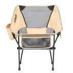 VirtuFit Camping Stoel Compact - Opvouwbaar - Beige - Set van 2 - Detail