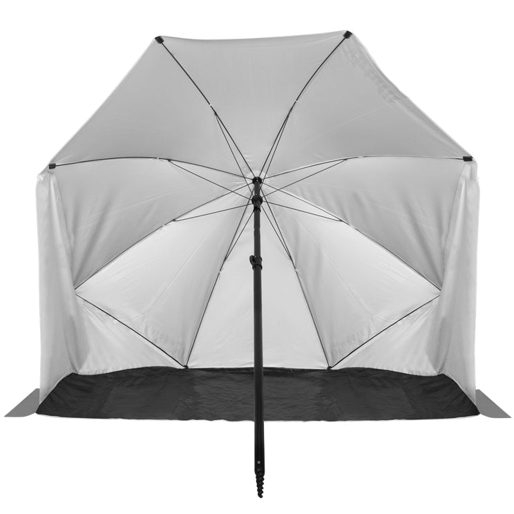 VirtuFit Parasol de plage - Windbreak - 180 cm - Gris - Tweedekans