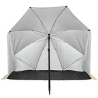 VirtuFit Parasol de plage - Windbreak - 180 cm - Beige