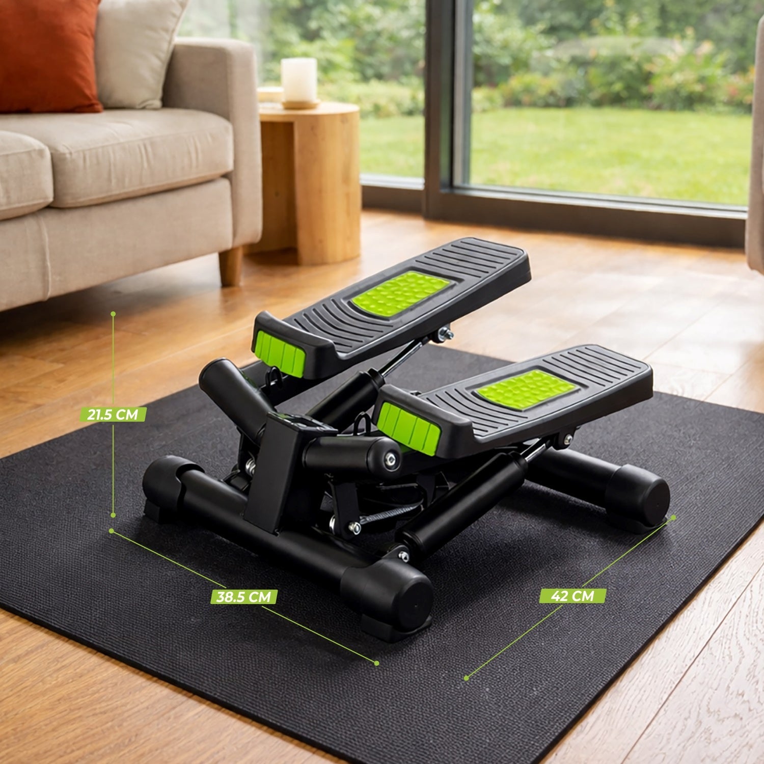VirtuFit ST10 2-in-1 Side Stepper - met Computer en Weerstandskabels