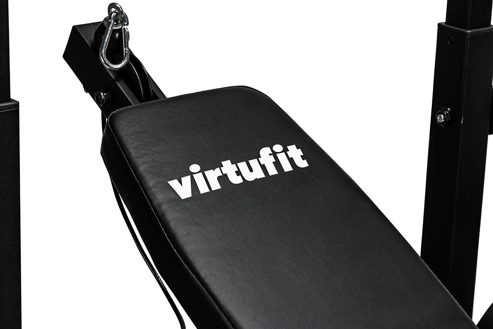 VirtuFit Deluxe Banc de Licou Multifonctionnel - Noir - Tweedekans