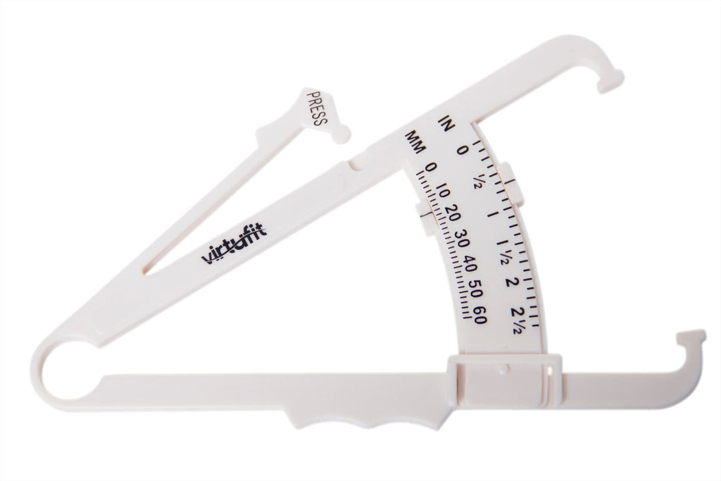 VirtuFit Skin Plotimeter - Mesureur de pourcentage de graisse - Mesureur de graisse - Blanc - Tweedekans