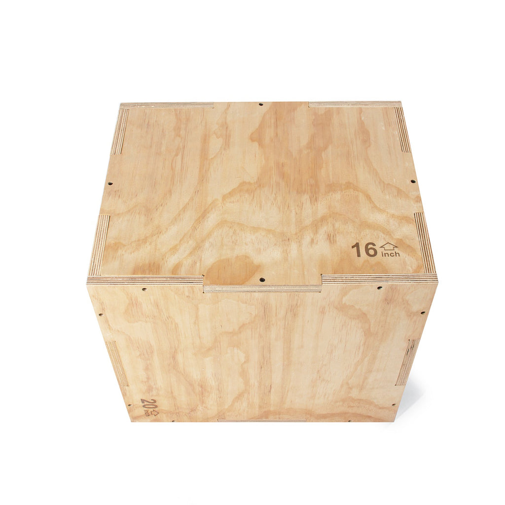 VirtuFit Houten Plyo Box 3-in-1 - Klein - 40 x 45 x 50 cm - Tweedekans