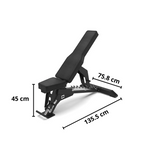 Toorx Professional WBX-950 FID Bench Pro - Banc de Fitness - Banc d'Entraînement