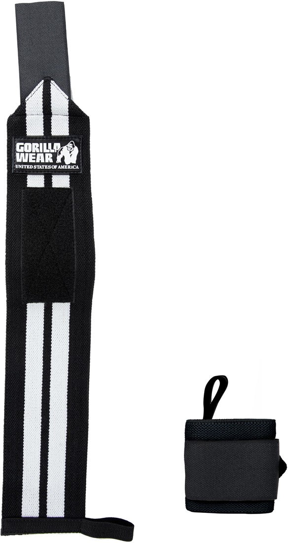 Gorilla Wear Wrist Wraps PRO - Noir/Blanc