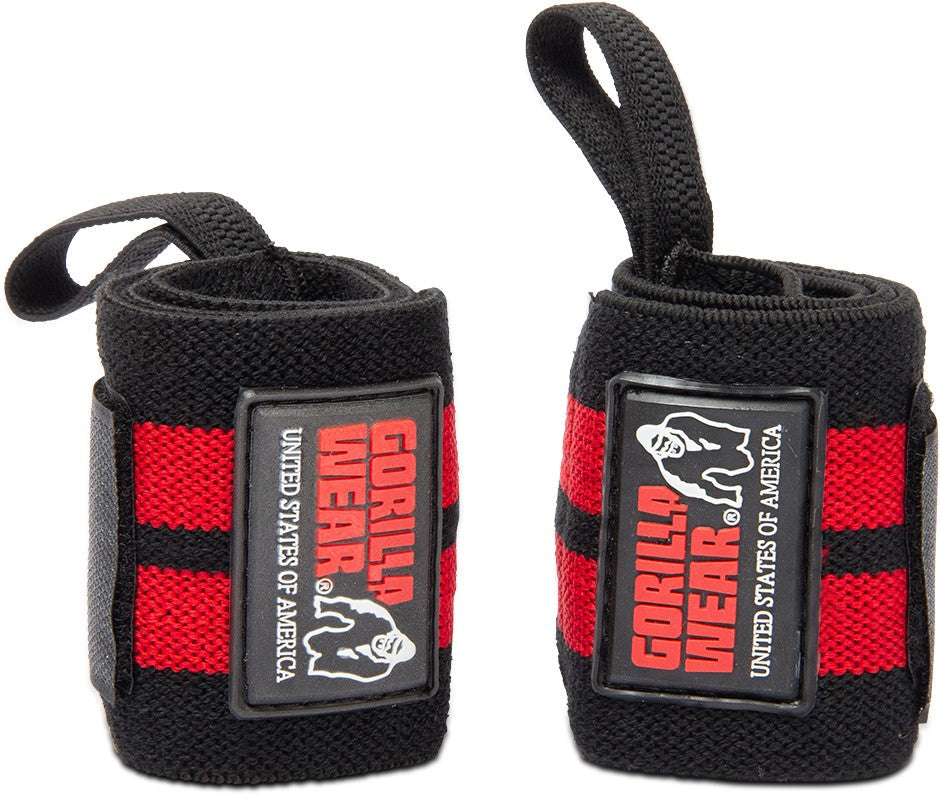 Gorilla Wear Wrist Wraps PRO - Noir/Rouge