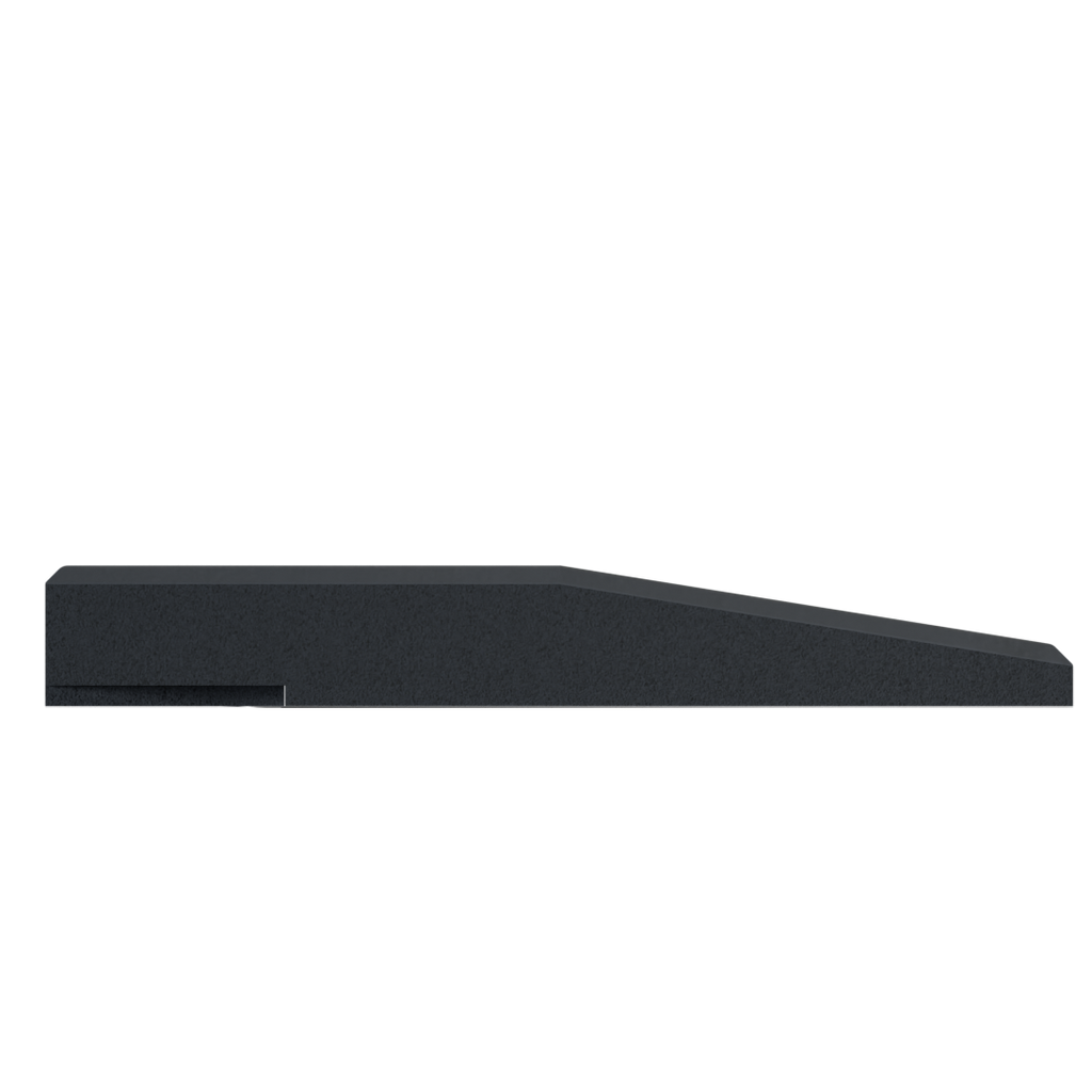 Flow Fitness Drainage Profil dalle en caoutchouc avec couche SBR imperméable - 50 x 15 cm - Tweedekans