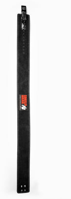 Gorilla Wear 4 Inch Leather Lever Belt - Noir