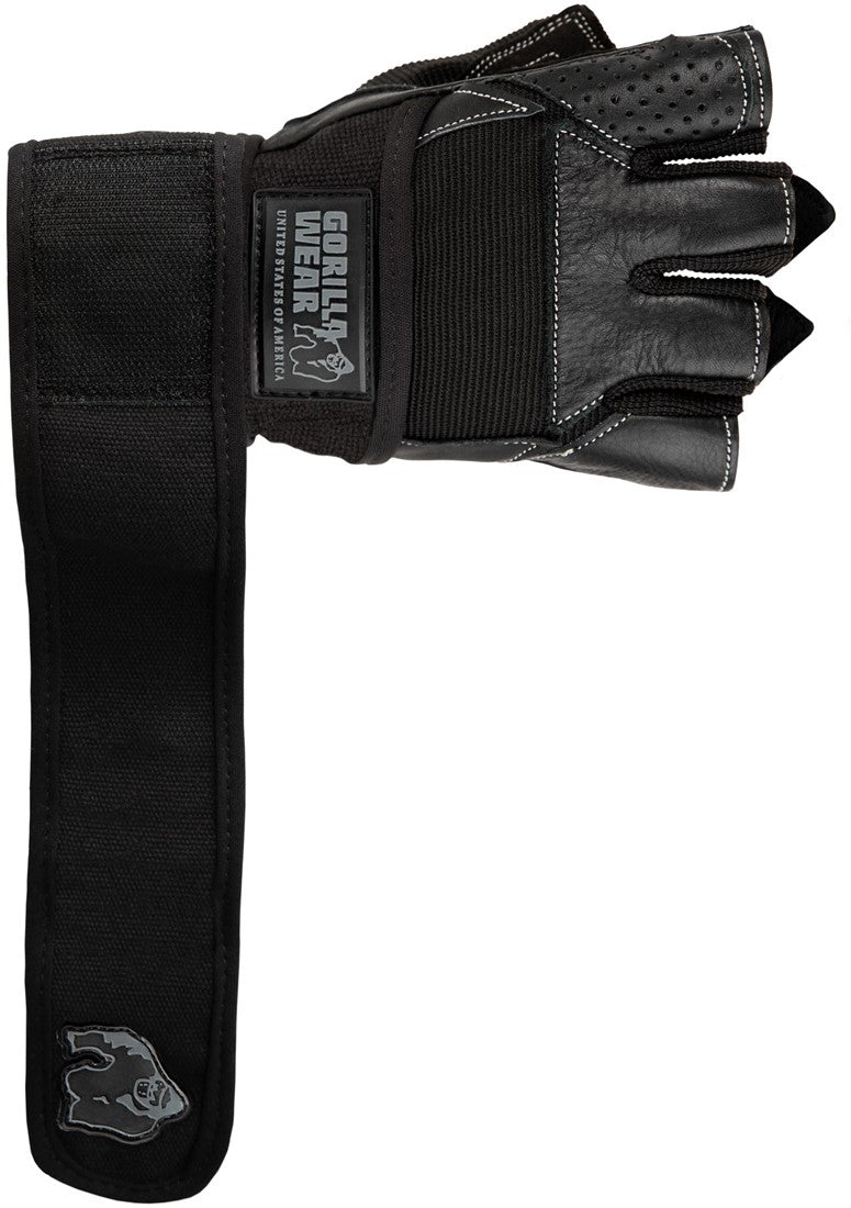 Gorilla Wear Dallas Wrist Wraps Gloves - Noir