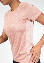 Gorilla Wear Monetta Performance T-Shirt - Salmon Rose