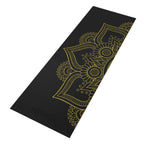 VirtuFit Premium Tapis de Yoga - 183 x 61 x 0.4 cm - Onyx Black Mandala