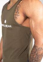 Gorilla Wear Carter Stretch Tank Top - Vert militaire