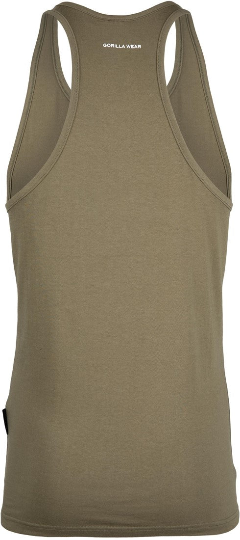 Gorilla Wear Carter Stretch Tank Top - Vert militaire