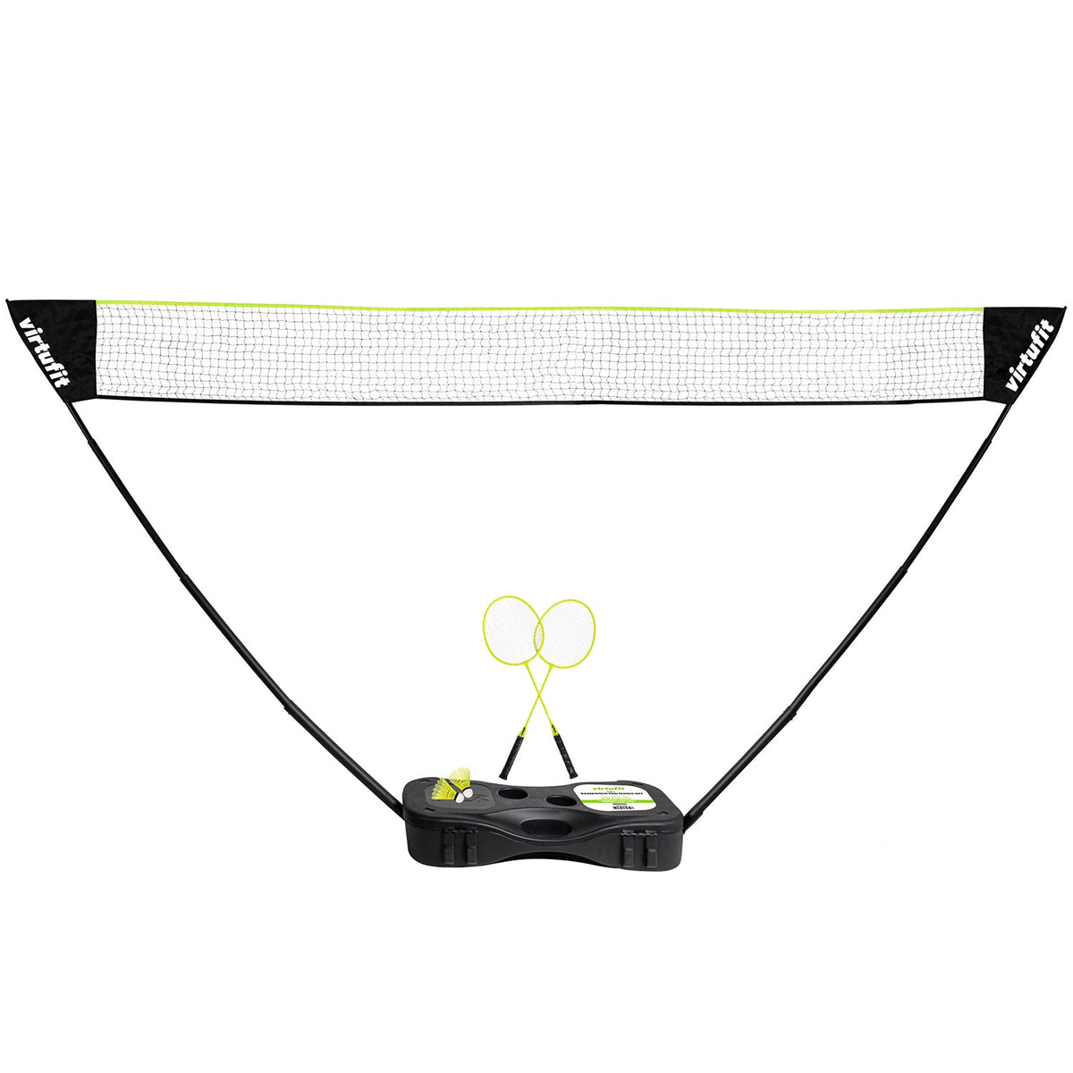 VirtuFit 2-en-1 Portable Badminton et Tennis Set - Comprend un étui et des raquettes - Tweedekans